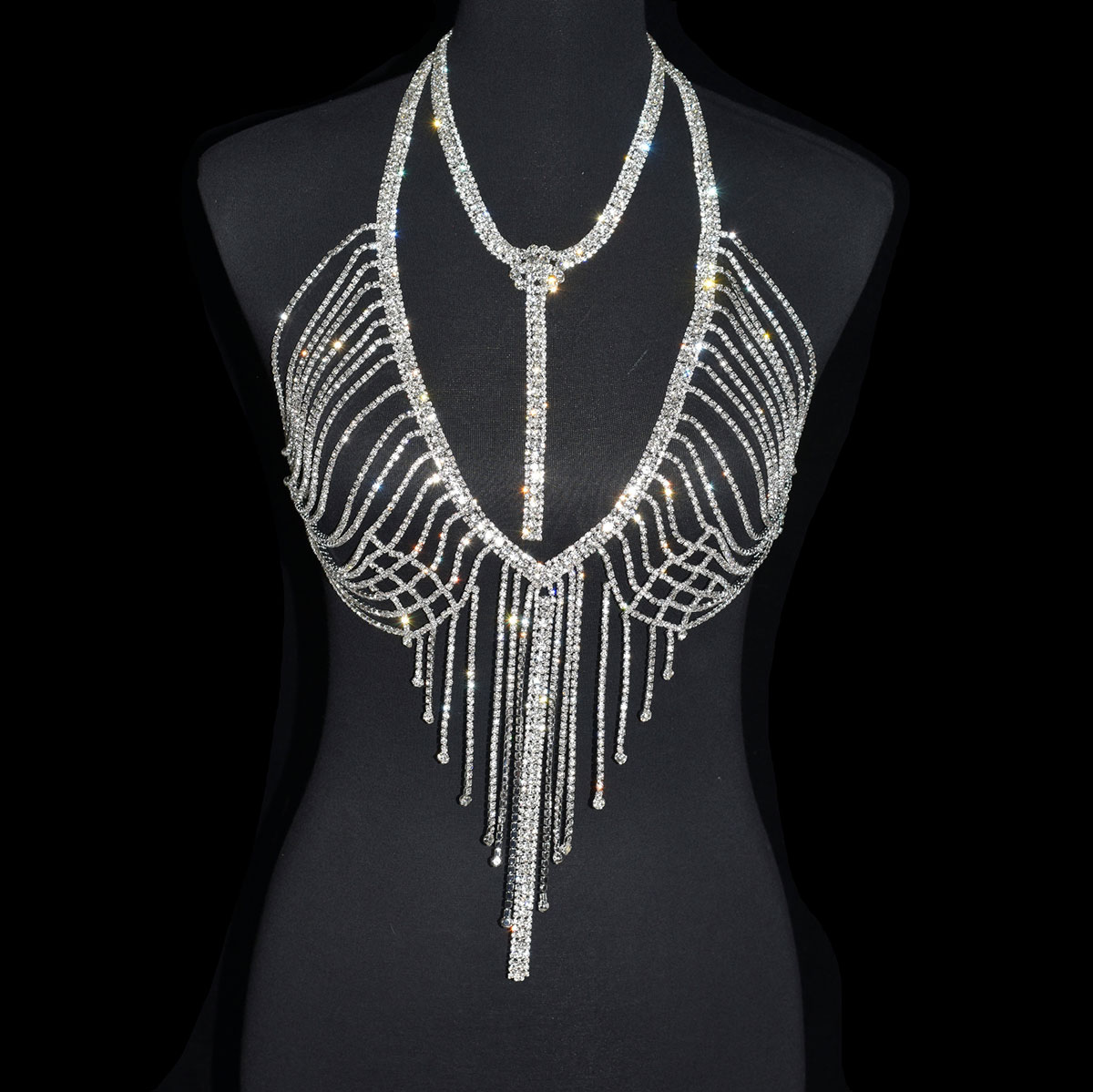 Body Jewelry Bra - Ropa interior Sexy con borla de