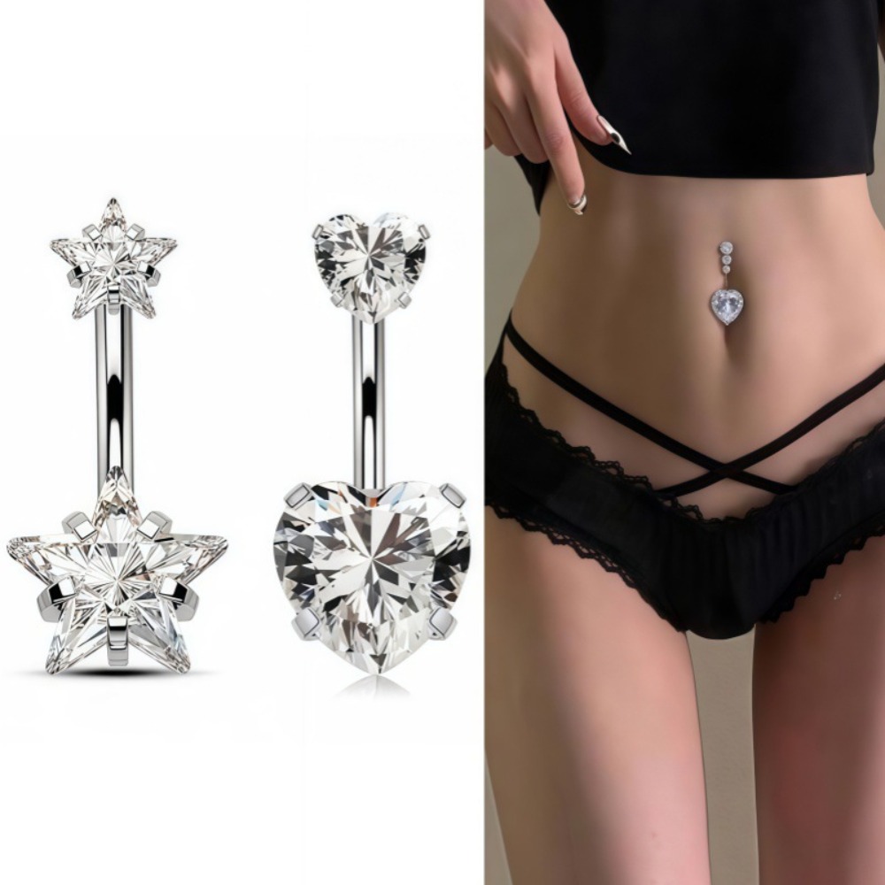 Body Jewelry Belly Button Rings - Anillos de Ombligo de Acero Inoxidable