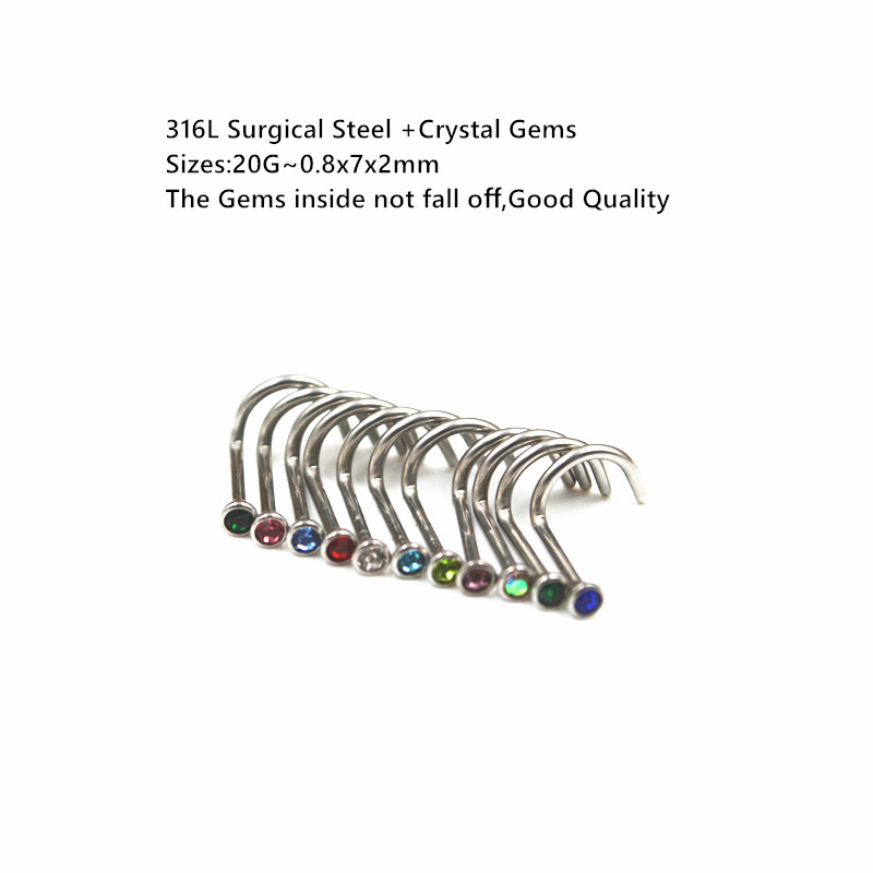 Body Jewelry Good Quality - 50 Uds. De gemas de 20G