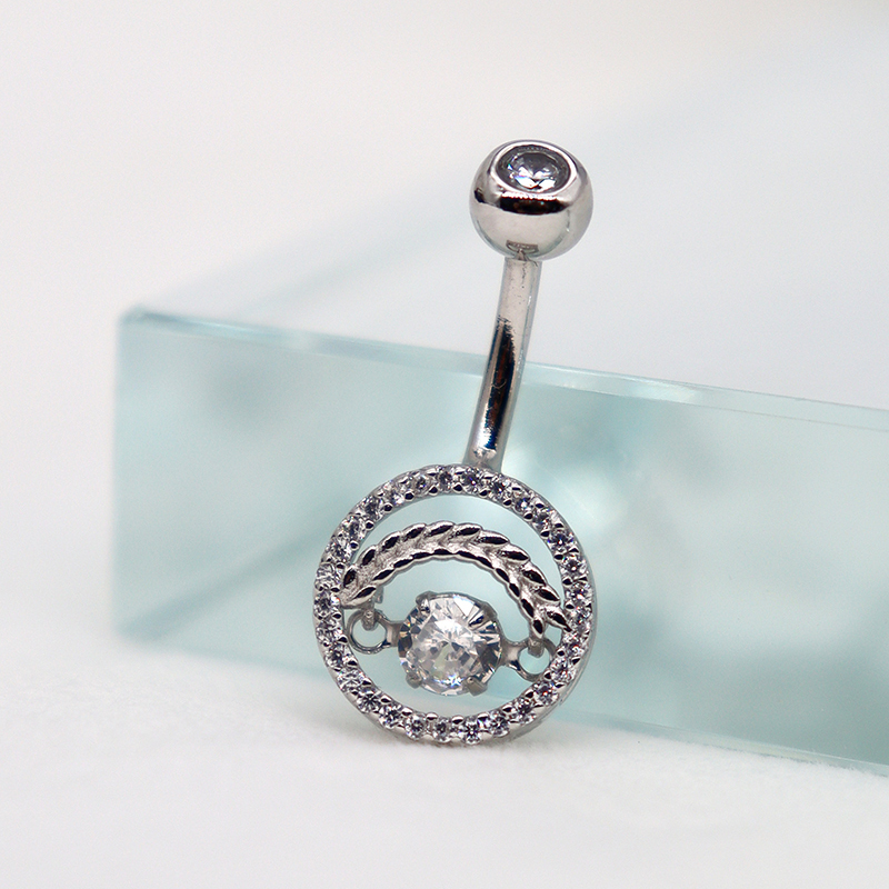 Body Jewelry Good Quality - Piercing para ombligo, Plata de Ley