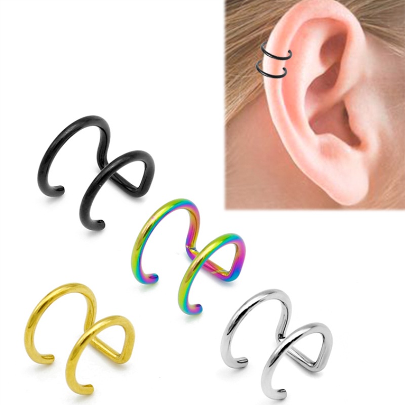 Body Jewelry Earrings - 2 Piezas de Pendientes de Clip