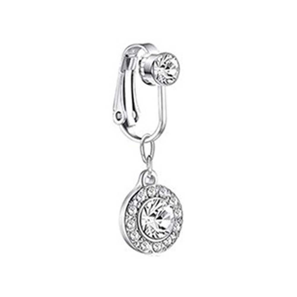 Body Jewelry Earrings - Pendientes de mariposa con clip, anillo