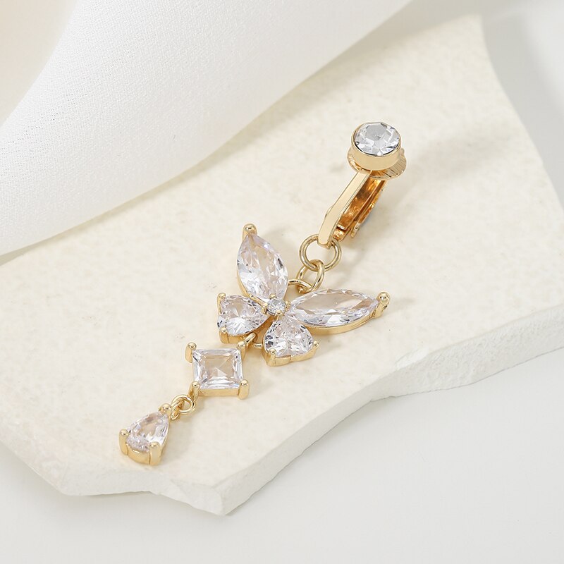 Body Jewelry Belly Button Rings - Clip en anillo para ombligo, forma
