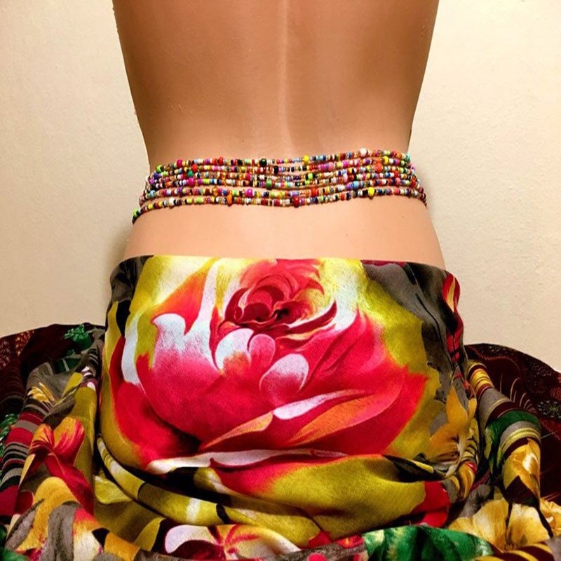 Body Jewelry - Cadena de vientre con cuentas en