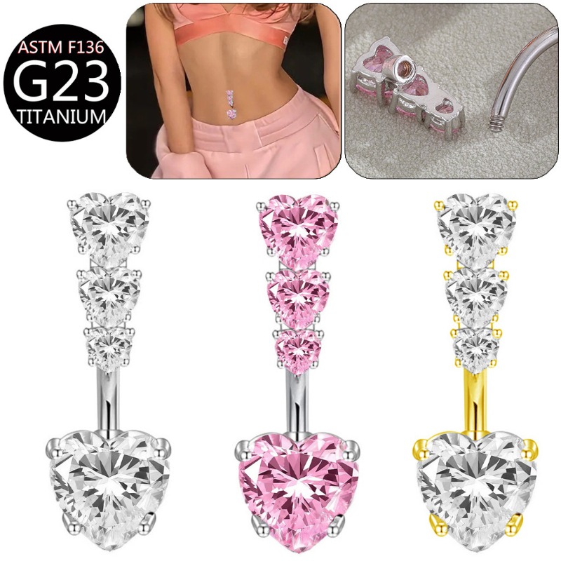 Body Jewelry Belly Button Rings - Anillo de Ombligo de Titanio F136
