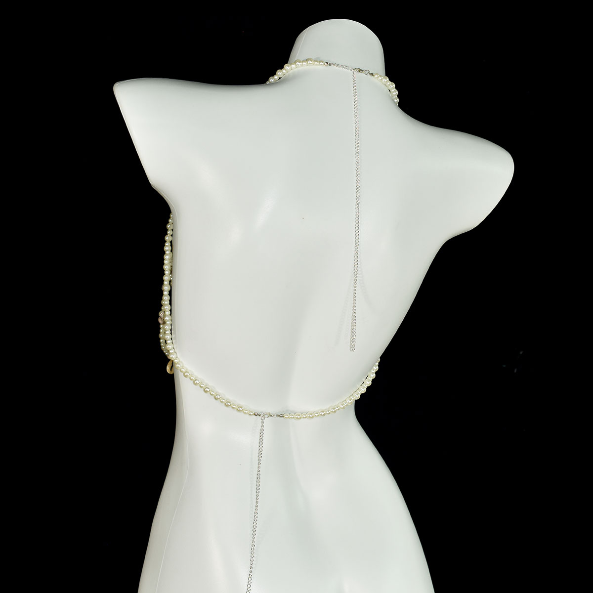 Moda perla de imitación sujeta - Body Jewelry Bra reseña y precio