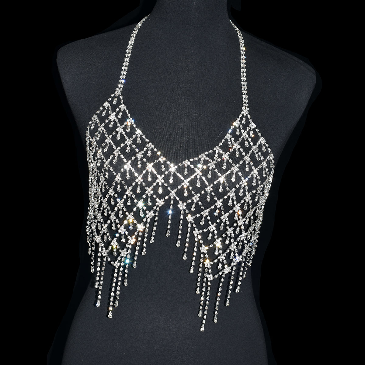 Ropa interior Sexy con borla d - Body Jewelry Bra reseña y precio