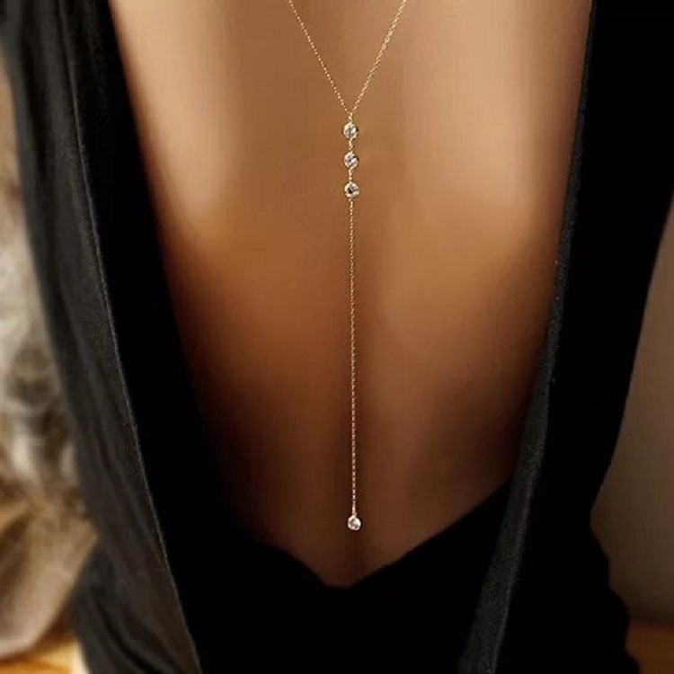Nuevo collar de cadena trasera - Body Jewellery reseña y precio