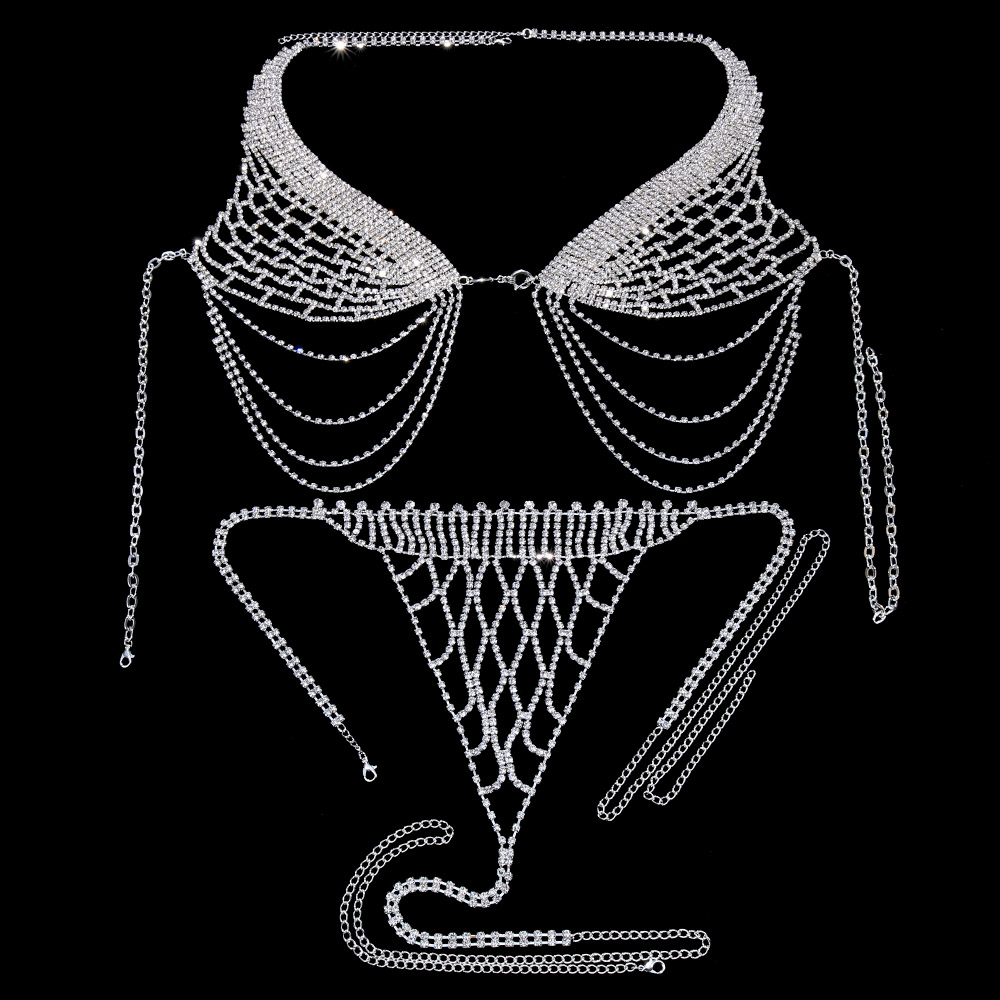 Stonefans-ropa interior con bo - Body Jewelry Bra reseña y precio