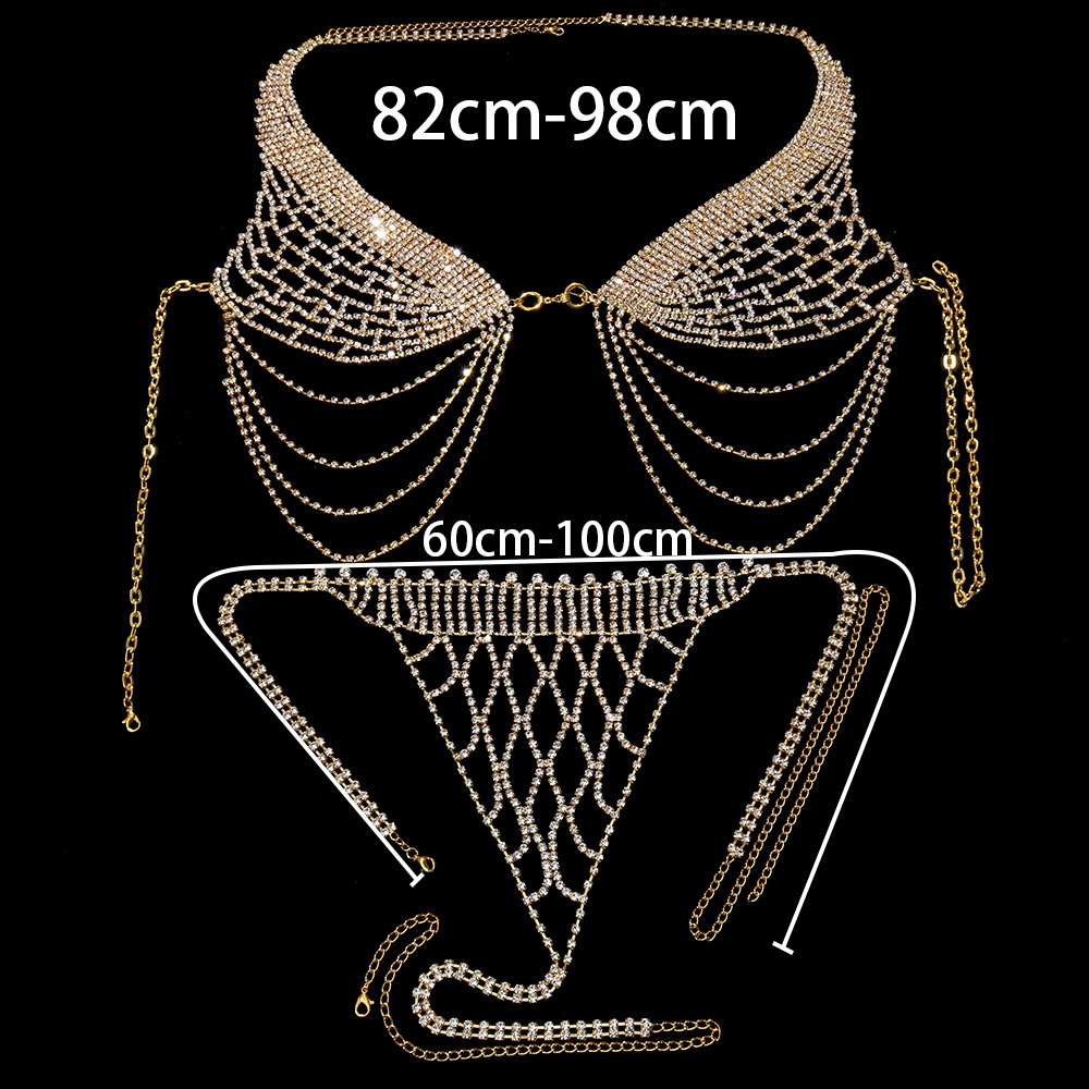 Stonefans-ropa interior con bo - Body Jewelry Bra reseña y precio