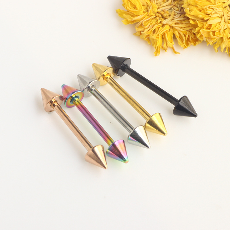 Pendiente industrial de barra  - Body Jewelry Earrings reseña y precio