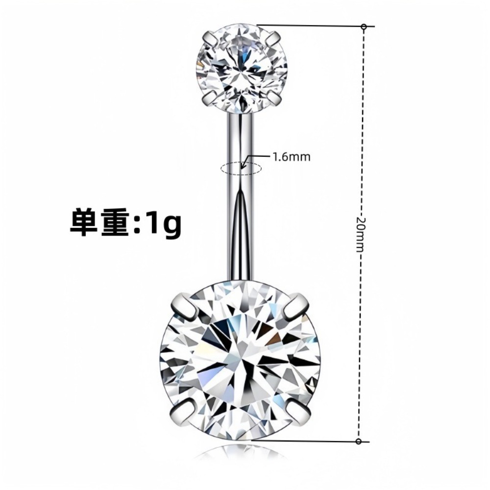 Anillos de Ombligo de Acero In - Body Jewelry Belly Button Rings reseña y precio