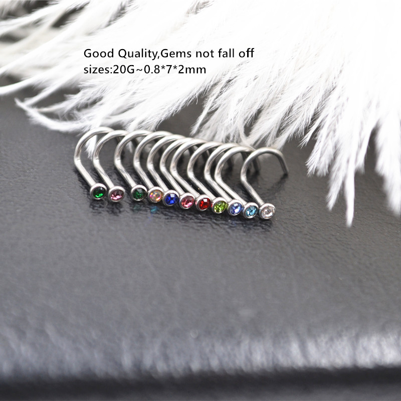 50 Uds. De gemas de 20G x 7x2m - Body Jewelry Good Quality reseña y precio