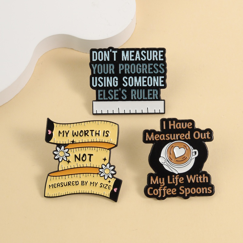 Pins de Esmalte Body Positive, - Body Jewelry Measurements reseña y precio