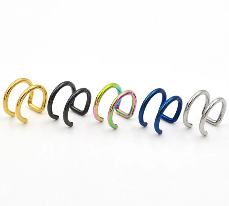 2 Piezas de Pendientes de Clip - Body Jewelry Earrings reseña y precio
