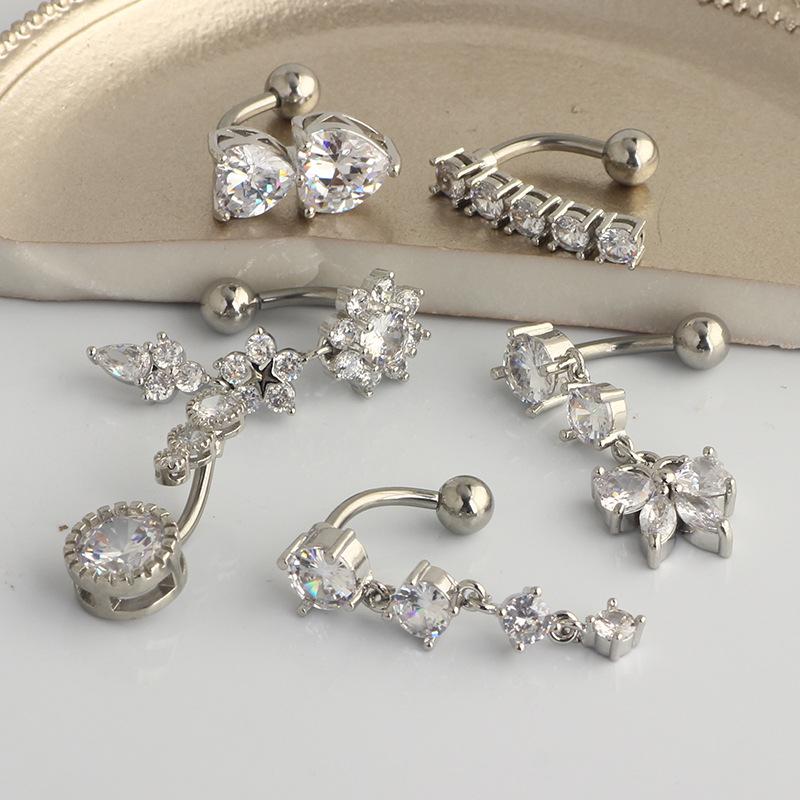 Anillo para ombligo colgante d - Body Jewelry Belly Button Rings reseña y precio