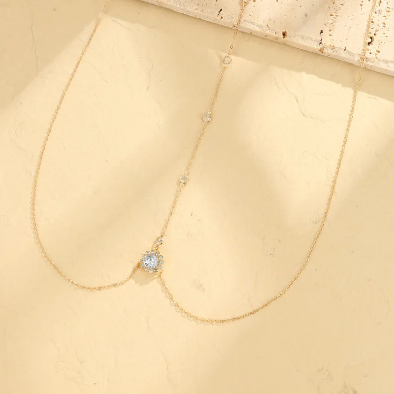 Cadena de cuerpo minimalista y - Body Jewelry For Backless Dress reseña y precio