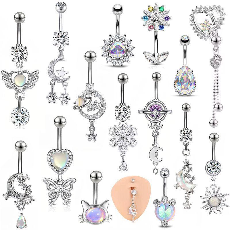 Anillos de Ombligo Coloridos Y - Body Jewelry Belly Button Rings reseña y precio