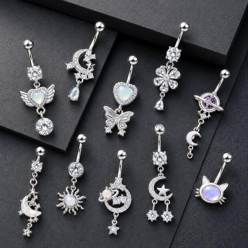 Anillos de Ombligo Coloridos Y - Body Jewelry Belly Button Rings reseña y precio