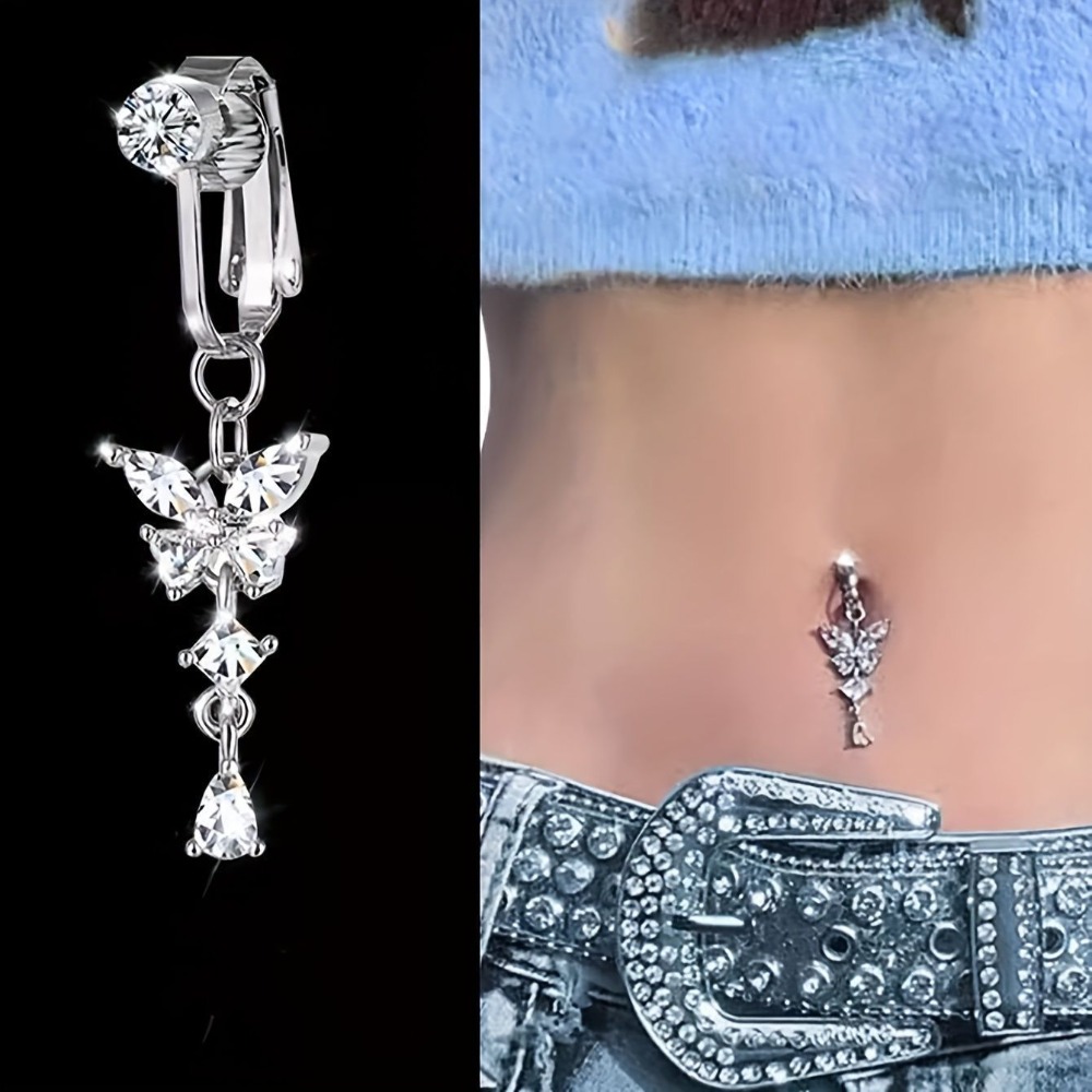 Anillo de ombligo de acero ino - Body Jewelry Belly Button Rings reseña y precio
