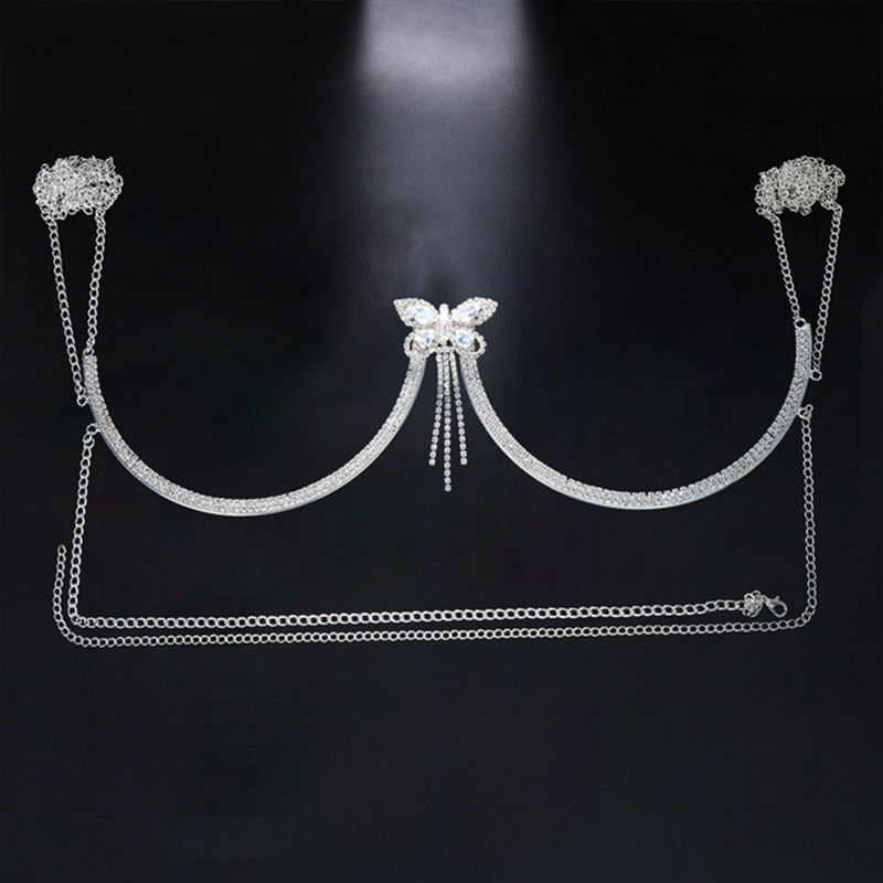 Stonefans-Cadena de pecho con  - Body Jewelry Bra reseña y precio