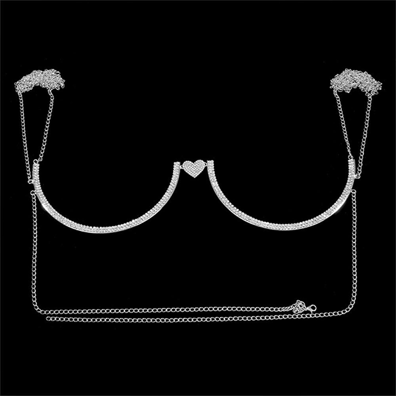 Stonefans-soporte de pecho con - Body Jewelry Bra reseña y precio