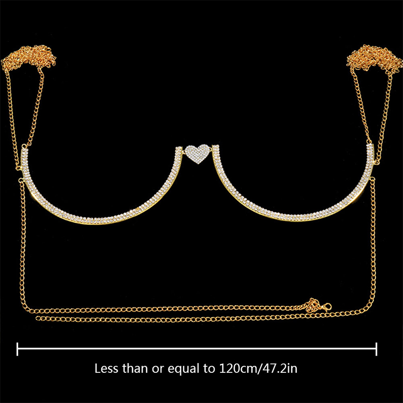 Stonefans-soporte de pecho con - Body Jewelry Bra reseña y precio